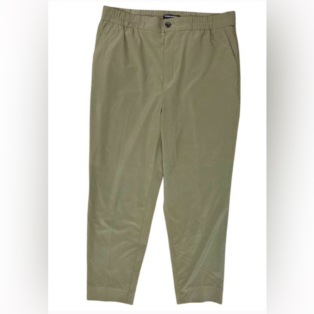 Banana Republic Women's Olive Straight Leg Pants